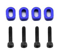 Pour Traxxas Pour X-Maxx 6s 8s Pour Xrt 1/5 1/6 Métal Rondelles Cales De Support Moteur 7759 7759r Voiture Radiocommandée Pièces Et Accessoires Mise À Niveau Pièces Rechange(Blue)
