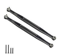 Pour TRAXXAS Pour X-MAXX Pour WideMaxx 8S Pour XRT 1/5 1/6 2 Pièces Biellettes D'orteil En Métal 202,5 mm Biellette De Liaison 7897 Mise À Niveau Voiture RC PièCes Rc(Black)