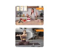 Pour Trépied Selfie pour Téléphone avec Lumière LED, Trépied de Poche Pliable avec Télécommande Sans Fil