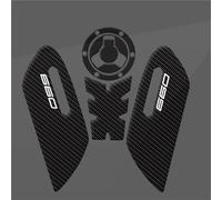 pour Trident 660 2023 Trident660 2021-2022 Protection De Réservoir Moto Autocollant Transparent en Forme D'arête Poisson Résine Époxy 3D