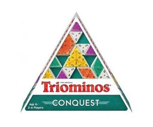 pour triominos Conquest Original 2-4 Joueurs, Nouveaute - Dominos triangulaires - strategie, Famille - Set Jeu Societe + Carte Animal