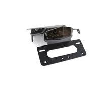 pour Triumph pour Bonneville T100 / SE/pour Scrambler/pour Thruxton 2001-2015 Support Plaque D'immatriculation Support Plaque Moto(Black)