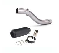 pour Triumph pour Daytona 675R 2006-2012 Embouts D'échappement Noirs Silencieux Intermédiaire Tuyau Tuyaux Systèmes Slip