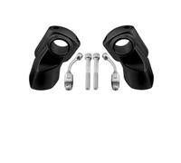 Pour Triumph Pour Rocket 3R 3GT Support De Guidon Moto | Pinces Montage Guidon Pince de levage 22MM reculer 32MM 19-24(Black)