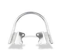 pour Triumph pour Speed Twin 1200 2019-2022 Poignées Arrière Passager Moto Accoudoir Poignée Rail Porte Bagages Porte Bagages pour Moto(Silver)