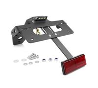 pour Triumph pour Tiger 660 Sport 2022-2025 Support Plaque D'immatriculation Arrière Moto Éclairage Rangement Et Éliminateur Garde-Boue Support Plaque Moto(with Tail Reflector)
