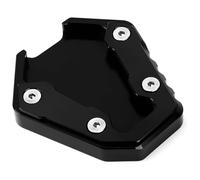 pour TRK 702 pour 702X pour TRK702 2022 2023 Support Béquille Agrandissement Accessoires Latérale Moto Béquille Pad Plaque Agrandisseur(Noir,X-1)