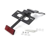 pour Truimph pour Speed Twin 1200 2019-2025 pour Speed Twin 1200RS 2025 Moto Arrière Arrière Kit D’élimination Ailes Porte-plaques D’immatriculation Support de Plaque(with Reflector)