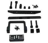 Pour Trx-4 Pour Defender 1/10 Pare Buffle Avant Et Arrière En Aluminium Avec Support Pour Treuil Crochet De Remorquage Pièces Rechange Pour Crawler RC Pare-chocs Jouets RC(1 set)