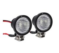 Pour Trx-4 Pour Trx-6 Pour Scx10 90046 Pour Wraith Rr10 Pour Mst Pour Redcat 1:10 2 4 Pièces Rond Carré Phares Projecteur Longue Portée Rc Crawler Phares RC(Round,2pcs)