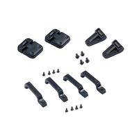 pour TRX-4 pour Trx4 pour Defender 1/10 Pièces Détachées Voiture RC Crawler Charnières pour Porte Poignées Charnière Capot Moteur Plastique ABS Noir ModèLes RéDuits Rc