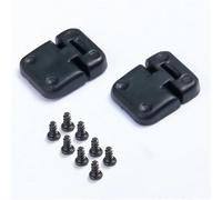 pour TRX-4 pour Trx4 pour Defender 1/10 Pièces Détachées Voiture RC Crawler Charnières pour Porte Poignées Charnière Capot Moteur Plastique ABS Noir Rc Jouets Accessoires