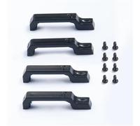 pour TRX-4 pour Trx4 pour Defender 1/10 Pièces Détachées Voiture RC Crawler Charnières pour Porte Poignées Charnière Capot Moteur Plastique ABS Noir Rc Jouets Accessoires