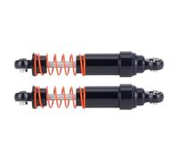Pour TRX-4M Pour Mustang Pour Defender 1/18 2 4 Pièces Mise Niveau Amortisseurs Huile Aluminium Grand Diamètre Voiture Piste Télécommandée Amortisseurs Modèles(Black,2PCS)