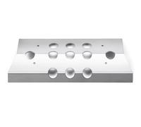 Pour TRX-6 G63 6X6 1/10 Protecteur D'essieu Acier Inoxydable Pour Châssis Pour Batterie/plaque Pare-chocs Pièces Et Accessoires Voitures Sur Chenilles RC RC voiture accessoires(Rear Bumper Plate)