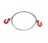 pour TRX4 pour Axial pour SCX10 pour Wraith pour Tamiya D90 CC01 1/10 Crochet Chaîne Remorque Voiture Rc Corde Remorquage Manilles Treuil Pièces Mise À Niveau Rc Mise Niveau Composant
