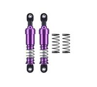 Pour TRX4 Pour LCG Pour SCX10 Pour Capra 1/10 2 Pièces 75Mm 85Mm 95Mm 105Mm 115Mm Amortisseurs Huile Gros Alésage Pièces Rechange Voiture RC Utilisation Amortisseur RC(Purple,85mm)