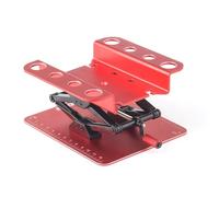 Pour TRX4 Pour Redcat Pour Axial Pour Arrma Pour Kraton Pour Slash 1/10 1/12 Support Travail Réglable Hauteur Station Réparation Assemblage Plateforme ModèLes Mise Niveau Rc(Red)