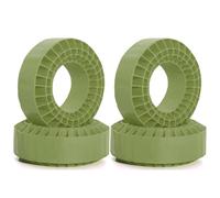 Pour TRX4 Pour SCX10 III CJ-7 Pour Capra BRX01 TF2 GEN8 1/10 4 Pièces Pneus 1,9" Gel Silice Souple Insert Anti-mousse 105 X 42 Mm Pièces De Voiture Sur Chenilles RC Rc Pneus Voitures Kit(Green)
