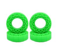 Pour TRX4 Pour SCX10 III CJ-7 Pour Capra BRX01 TF2 GEN8 1/10 Pneu En Silicone Souple Anti Bulles 1.9 Pouces 106 X 42mm Pour Véhicule Sur Chenilles RC Pièces Voitures RC(Green)