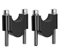 pour TRX450 pour TRX400 pour TRX350 pour TRX 350 28 Mm 1 1/8" 22 Mm 7/8" 1 Paire Pinces Fixation pour Guidon Moto Guidon Riser Barre(Black,28mm)