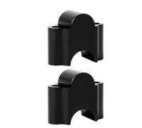 pour TRX450 pour TRX400 pour TRX350 pour TRX 450 pour TRX 400 28 Mm 1 1/8" 22 Mm 7/8" 1 Paire De Pinces De Montage pour Guidon Moto Guidon Riser Barre(Black,28mm)