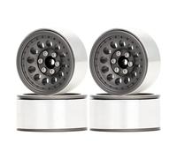 Pour TRX4M 1/18 1/24 Pour Axial Pour SCX24 B-17 AX90081 Pour FCX24 4 Pièces 1.3 "5mm/7mm Jante Roue Hexagonale À Billes RC Micro Pour Mini Voiture Sur Chenilles Moyeu Roue Chenille Rc(Gray)