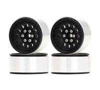 Pour TRX4M 1/18 1/24 Pour Axial Pour SCX24 B-17 AX90081 Pour FCX24 4 Pièces 1.3 "5mm/7mm Jante Roue Hexagonale À Billes RC Micro Pour Mini Voiture Sur Chenilles Moyeu Roue Chenille Rc(Black)