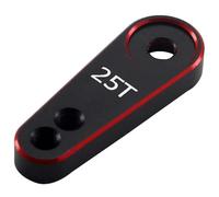 Pour Trx4m Pour TRAXXAS 1/8 1/10 1/18 Multistyle RC 25T Métal Palonnier Servo Bras En Aluminium Voiture Crawler Mise À Niveau Remplacement RC Composants(Red)