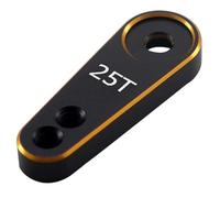 Pour Trx4m Pour TRAXXAS 1/8 1/10 1/18 Multistyle RC 25T Métal Palonnier Servo Bras En Aluminium Voiture Crawler Mise À Niveau Remplacement RC Composants(Yellow)