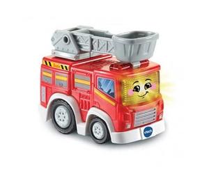 pour tut tut Bolide - Camion Pompier Suzie Alerte Incendie, Version française vehicule sos Secours - Set Jouet 1er Age + Carte