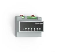 Pour Tuya For Smart pour Zigbee pour commutateur de relais 6 voies, télécommande 16 A pour appareils ménagers, WiFi pour passerelle Hub pour Alexa Google, boîtier ABS, AC 110 V-240 V (pour modèle