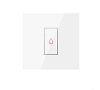 pour Tuya Interrupteur intelligent pour chauffage à immersion 20 A Wifi Interrupteur tactile pour chauffe-eau Blanc