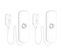 pour Tuya Lot de 2 capteurs d'immersion d'eau, détecteur de fuite d'eau WiFi pour maison intelligente