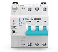 pour Tuya MCB 3P Disjoncteur de mesure WiFi intelligent à distance sans fil