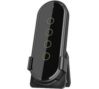 pour Tuya pour ZigBee Commutateur de Maison Intelligente sans Fil avec télécommande 4 Bandes 12 scènes Noir