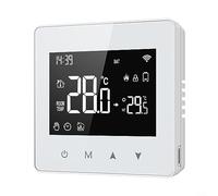 pour Tuya pour Zigbee Thermostat intelligent programmable, écran tactile LCD, alimenté par batterie, économie d'énergie et coûts, fonctionne avec Tuya/Smart Life