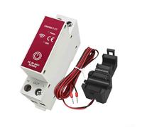 pour Tuya Smart Life Compteur d'énergie Wi-Fi avec pince AC 230 V 63 A Rail DIN Moniteur en temps réel
