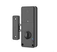 pour Tuya Verrou de porte invisible intelligent, serrure intelligente avec clavier tactile, serrure de porte d'entrée à empreintes digitales, serrure de porte intelligente, pêne dormant électronique