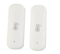 pour Tuya WiFi Intelligent Capteur de Température et d'Humidité Capteur de Température et d'Humidité, 2 Pcs Smart WiFi Detecteur pour Smart Life App