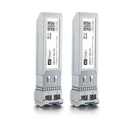 pour Ubiquiti UniFi UF-SM-10G, 10GBASE-LR SFP+ Transceiver, 10G SFP+ to LC Single Mode Fiber Module Also Compatible with Cisco SFP-10G-LR, Mikrotik S+31DLC10D, Meraki, Netgear, D-Link,2pack