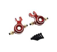 Pour UD UD1201 UD1202 UD-12PRO OP Accessoires Coupelle Direction Avant Pièces Mise Niveau En Métal Modèle RC Voiture Sur Chenilles Camion Pour Buggy PièCes Rc(Red)