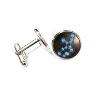 Pour Un Ami, Inspiré Du Cosmos, Des Étoiles Et De La Science, Avec Une Touche De Heavy Metal. Douze Signes Du Zodiaque Vierge. Boucle De Manchette Personnalisée. Accessoire De Chemise, Cadeau Parf