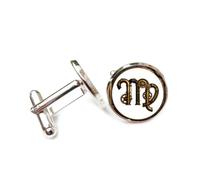 Pour Un Ami, Inspiré Du Style Rétro Steampunk, Inspiré Des Douze Signes Du Zodiaque Vierge. Boucle De Manchette Personnalisée, Accessoire De Chemise, Cadeau Parfait Pour Un Mari Comptable Ou Un M