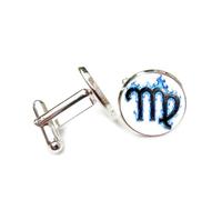 Pour Un Ami, Inspiré Par Le Feu, La Science, Le Heavy Metal Et Les Douze Signes Du Zodiaque Vierge. Boucle De Manchette Personnalisée, Accessoire De Chemise, Cadeau Parfait Pour Un Mari Comptable,