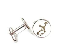 Pour Un Ami, Symbole De Chance, Avec Un Motif D'Engrenage Mécanique Et De Pipeline, Inspiré Du Steampunk. Inspiré Des Douze Signes Du Zodiaque Vierge, Ce Cadeau Comprend Une Boucle De Manchette Pe