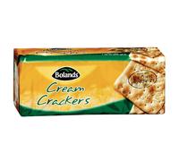 Pour un apéritif convivial et des collations savoureuses - BOLAND'S Biscuit Cream Crackers, format 200g - Lot de 4