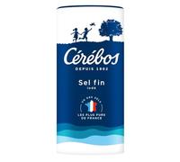 Pour un assaisonnement quotidien malin et iodé - CEREBOS Sel Fin Iodé, Sac de 500g - Lot de 6