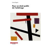 Pour un droit public de l'arbitrage - Carine Doganis - Mare & Martin - broché - Etude