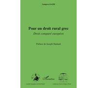 Pour Un Droit Rural Grec - Droit Comparé Européen